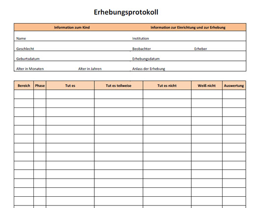 Downloads Unterlagen Fur Forschung Und Fortbildung In Der Kleinkindpadagogik Beller Entwicklungstabelle