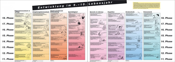 Poster on development between the fifth and tenth years of life